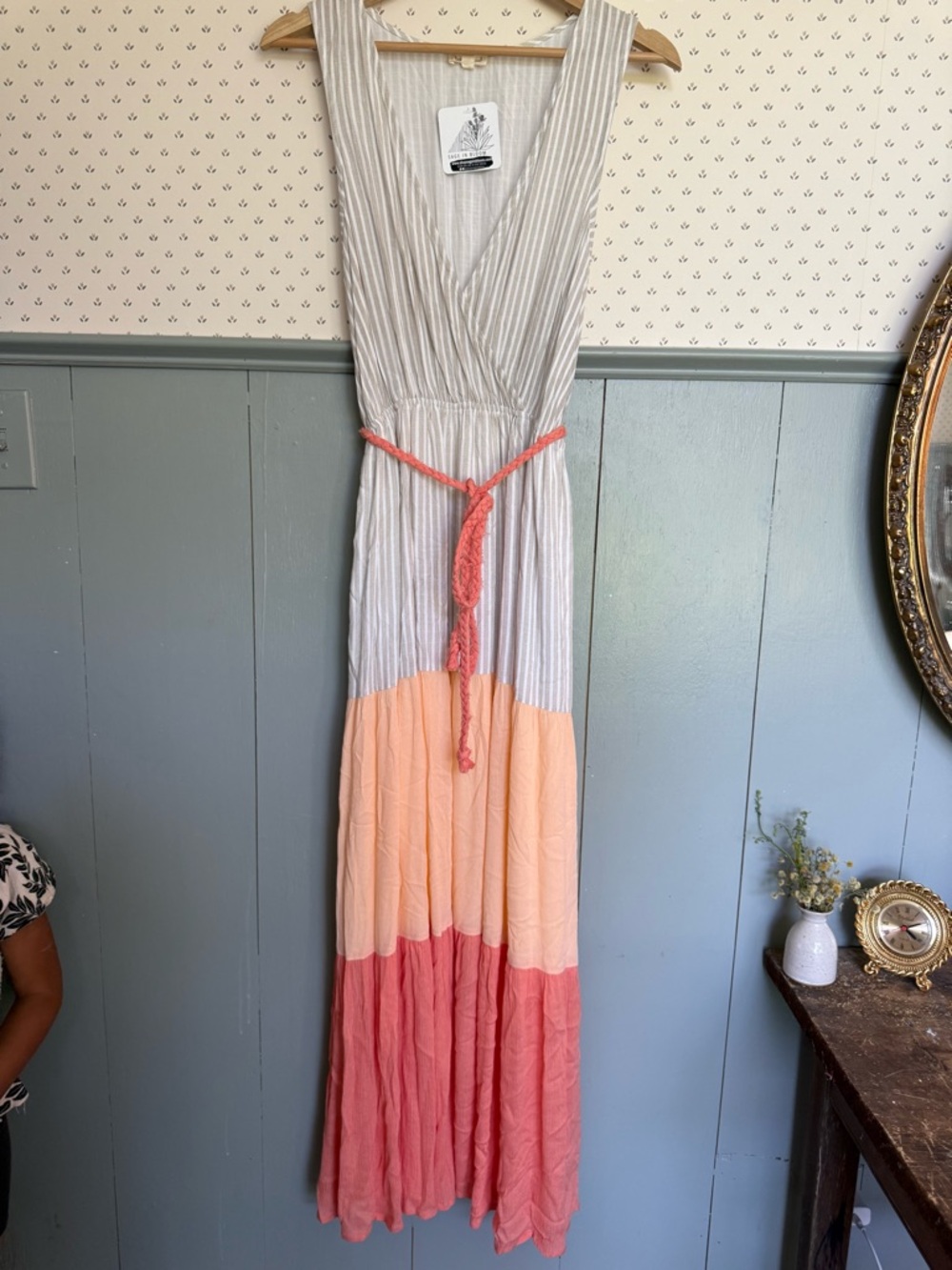 NWT Hem & Thread Sleeveless Maxi Dress